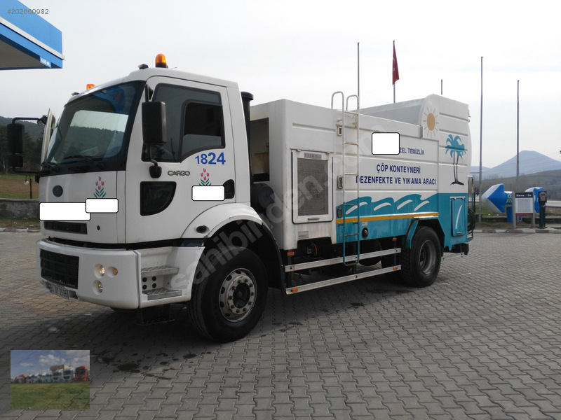 Güneş otomotivden ford cargo 1824 konteynir yikama araci