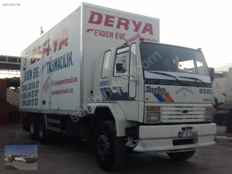 özkiliç otomotivden 1998 model kapali kasa 2520 ford cargo