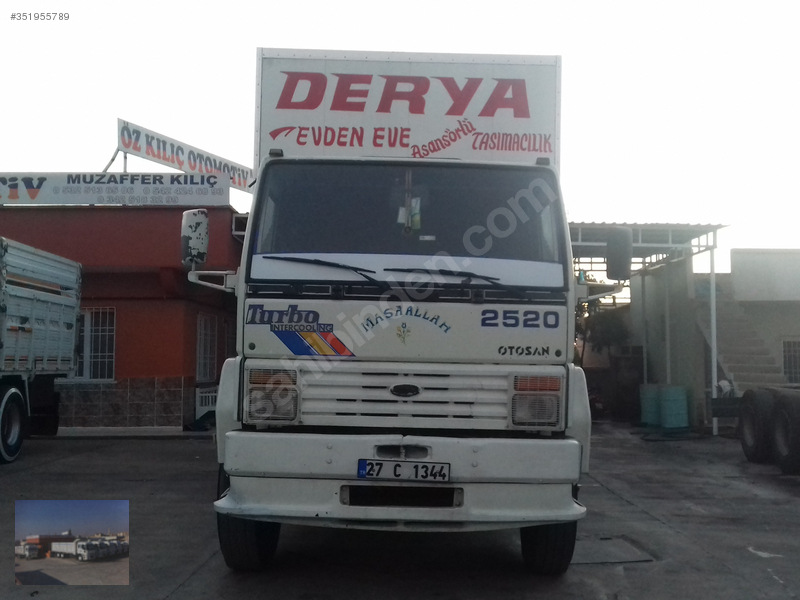 özkiliç otomotivden 1998 model kapali kasa 2520 ford cargo