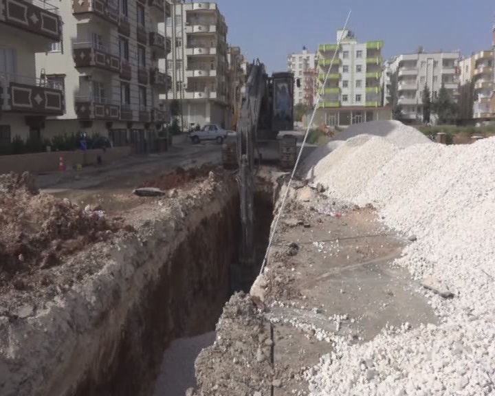Yeni yerleşim yerlerinde altyapi çalişmasi Yeni yerleşim yerlerinde altyapi çalişmasi