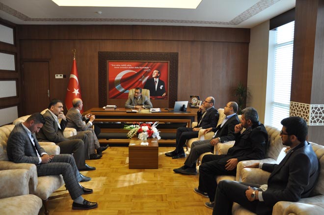 Tümsiad üyelerinden kaymakam a ziyaret