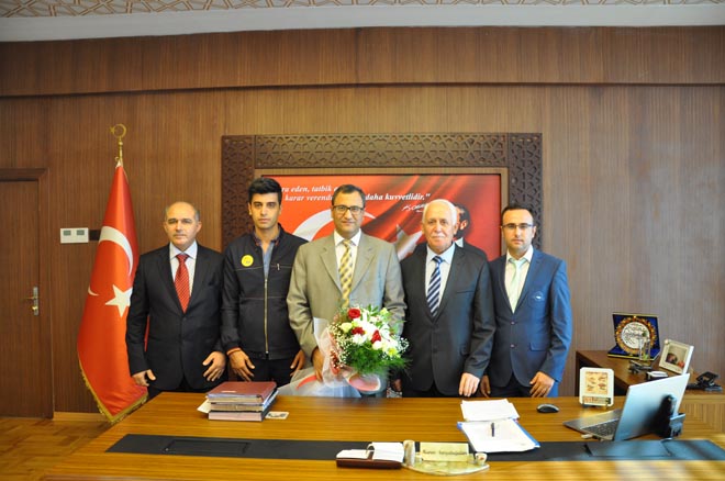 Ptt müdürlüğü nden kaymakam a ziyaret