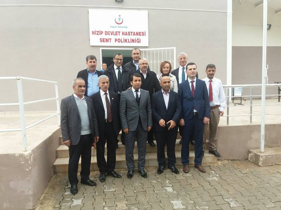 Kaymakam Nizip Devlet Hastanesi Semt Poliklinigi ziyaret etti.