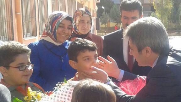 İl Milli Eğitim Müdürü Cengiz METE´den Hatice Seyit Çeker İlkokulu´na ziyaret