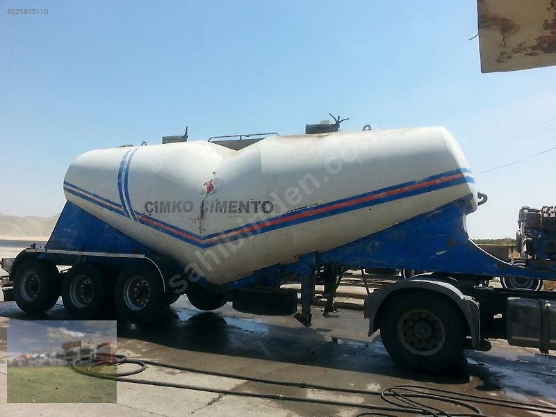 Güneş otomotivden 8 adet 2000 model şentaş marka silobas dorse
