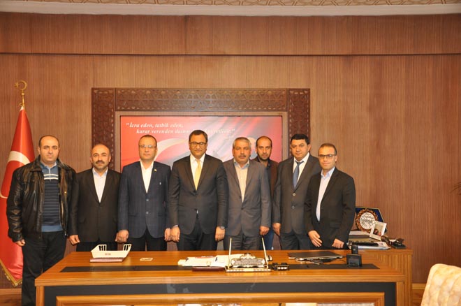 Gazetecilerden kaymakam sarifakioğullari na ziyaret
