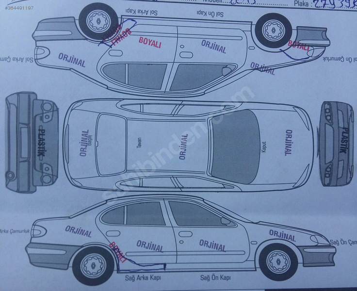 Sahibinden 15300 km sifir ayarinda garaj arabasi fiyat 63.500