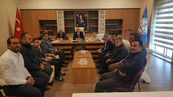 Taşıma Yapan Servis Şirket sahipleri ile Toplantı yapıldı.