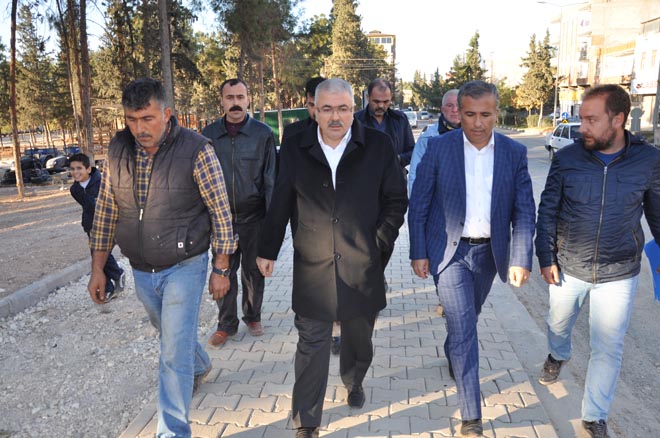 Başkan akdoğan mesire alanında incelemelerde bulundu