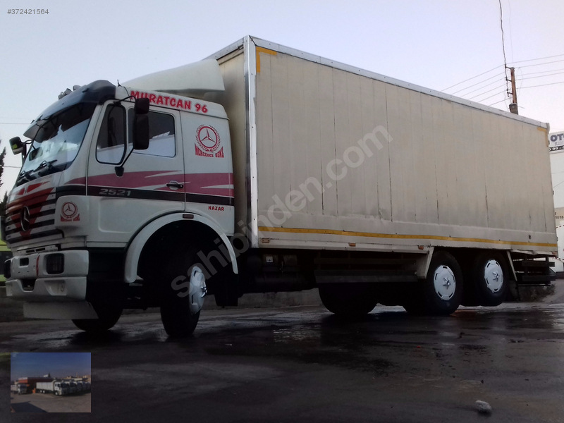 öz kiliç otomotivden 1996 model 2521 mercedes kapali kasa