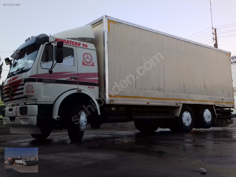 öz kiliç otomotivden 1996 model 2521 mercedes kapali kasa