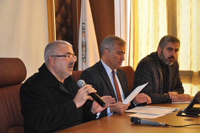 Akdoğan ve karadağ muhtarlarin sorunlarini dinledi