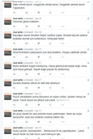Çok şey oluyor