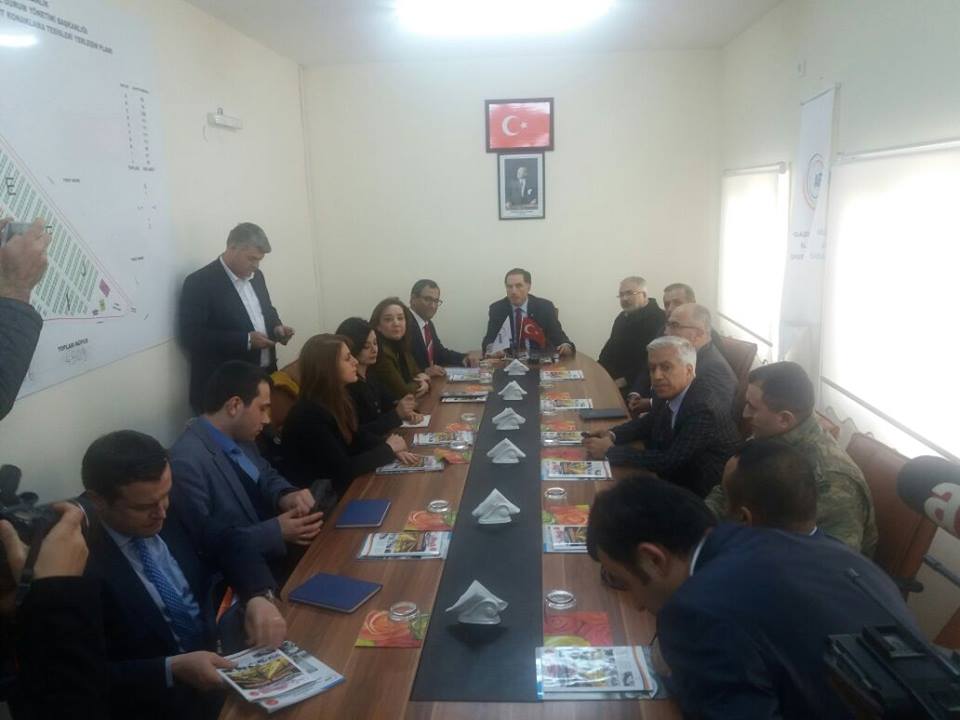Cumhurbaşkanı Başdanışmanı Sayın Şeref MALKOÇ, Geçici Barınma Merkezlerinden Nizip-2 