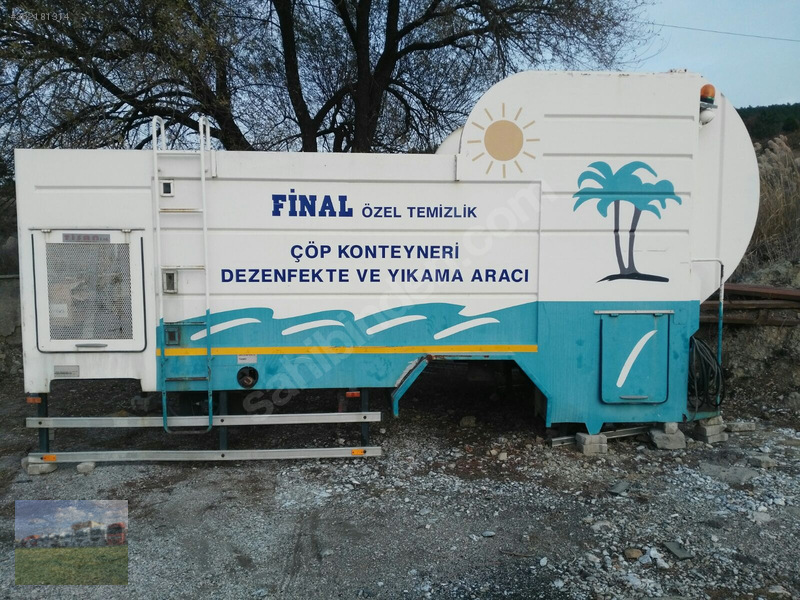 Kütahyada güneş otomotivden çöp konteyniri yikama makinasi