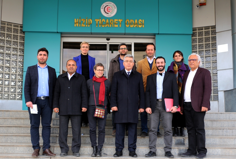 Yuva derneğinden nizip ticaret odasina ziyaret
