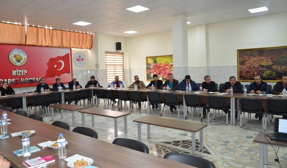 Nizip ticaret borsasi tarafindan diş ticaret eğitimi düzenlendi