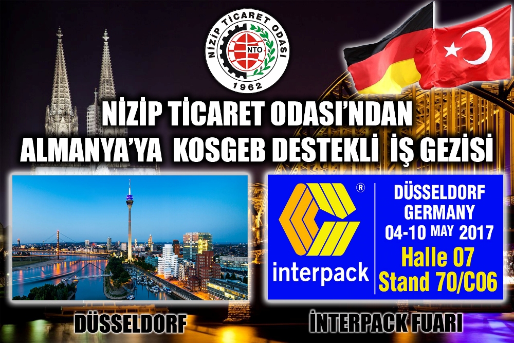 Nizip Ticaret Odası?ndan Almanya Düsseldorf?a İş Gezisi Nizip Ticaret Odası?ndan Almanya Düsseldorf?a İş Gezisi