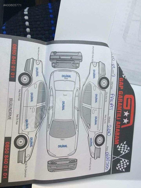2010 model passat boyasiz hatasiz dsg şanziman 7 ileri f1