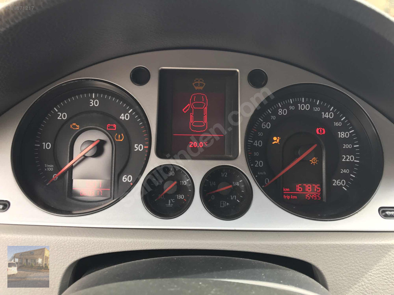 ORJİNAL 167 binde 2008 Wolkswagen PASSAT 2.0 TDI Comfordline