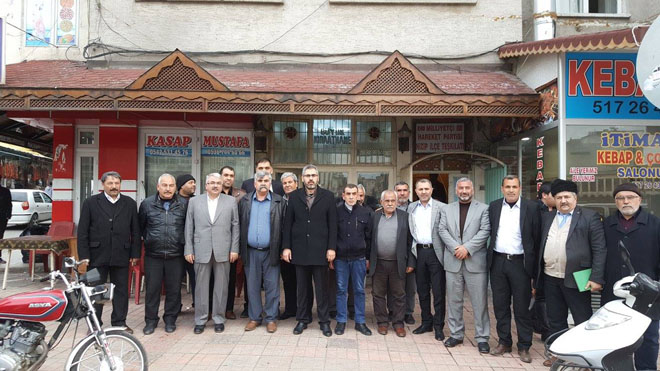 Akdoğan dan mhp ye ziyaret