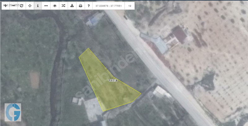 Öz ÇİLOĞLU GAYRİMENKUL'DEN satlık 1445 m2 bahçe