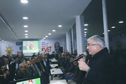 Akdoğan terör örgütlerinin hepsi hayir cephesinde birleşmiş