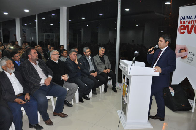 Ab bakan yardimcisi şahin seçim bürosunu ziyaret etti