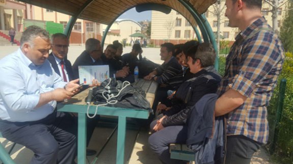 İlçe Milli Eğitim Müdürümüz Sayın Cengiz GÜNDEŞ Nizip Sosyal Bilimler Lisesi´ni Ziyar