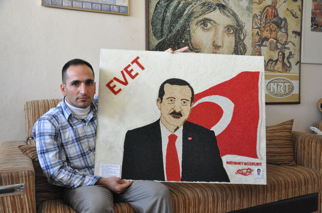 Cumhurbaşkaninin resmi yapti