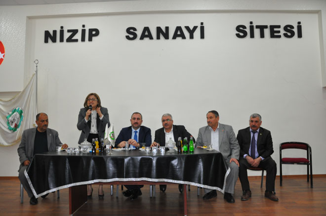Gül ve şahin sanayi sitesini ziyaret etti
