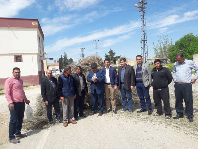 Budam atiklari yakildi
