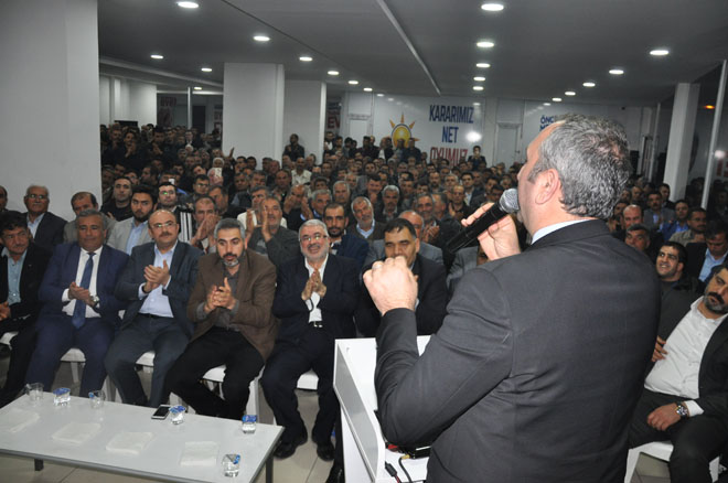 Ak parti genel sekreteri gül nizip te partililerle buluştu