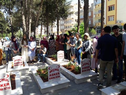 öğrencilerden şehitlik ziyareti