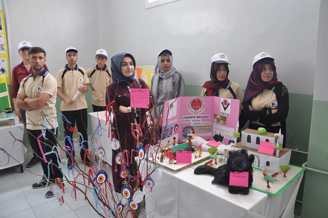 Nizip anadolu imam hatip lisesinde 4006 tübitak bilim fuari açildi