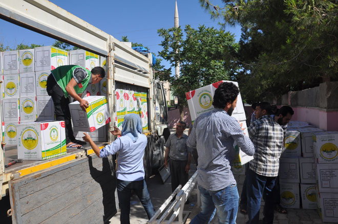 Suriyeli öğretmenlere ramazan yardimi