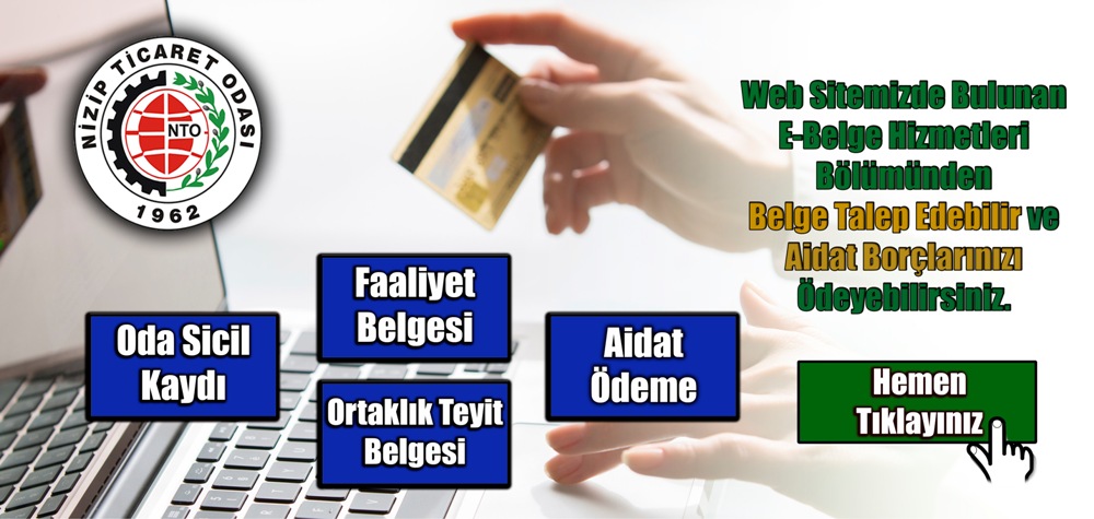 NTO?da E-Belge ve Online Aidat Ödeme Dönemi NTO?da E-Belge ve Online Aidat Ödeme Dönemi