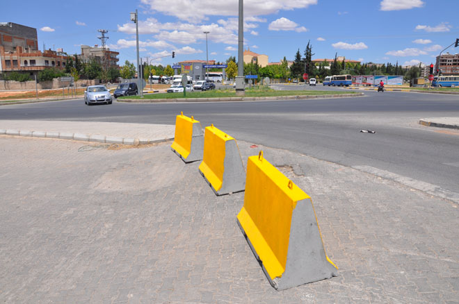 Galericiler sitesi yolunda trafik önlemi