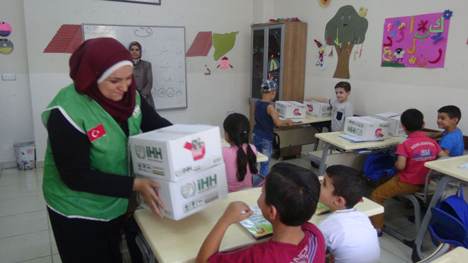 Ihh dan yetim çocuklara yardim