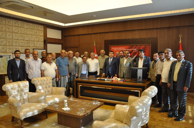 Ziraat odasindan kaymakam a ziyaret