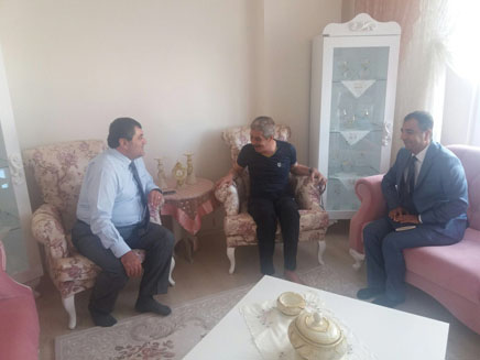 Kaymakam şahin den yaşlilara ziyaret