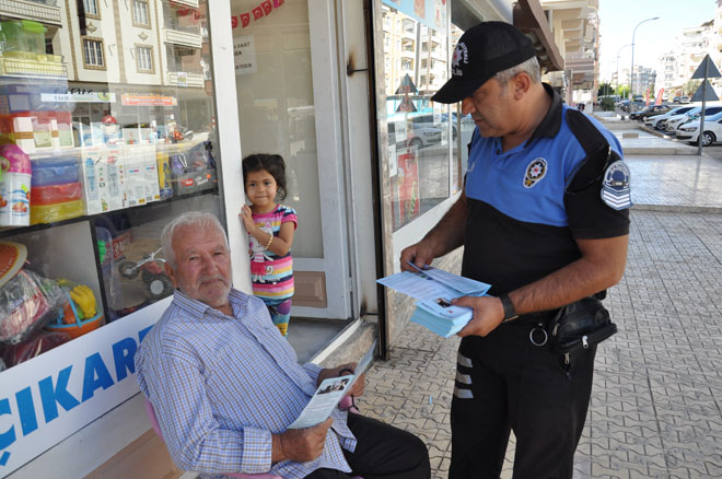 Polis hirsizliğa karşi uyardi