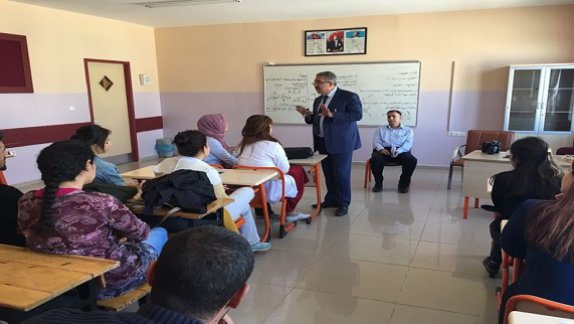 İlçe Milli Eğitim Müdürümüz Sayın Cengiz GÜNDEŞ, Nizip Geçici Konaklama Merkezindeki 