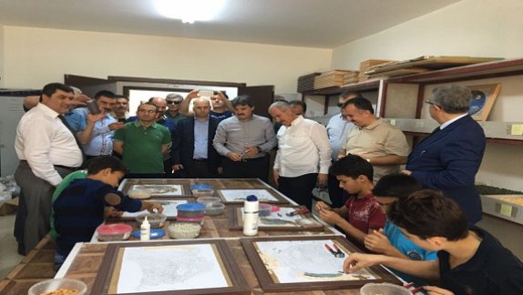 İlçe Milli Eğitim Müdürümüz Sayın Cengiz GÜNDEŞ, Nizip Geçici Konaklama Merkezinde AB