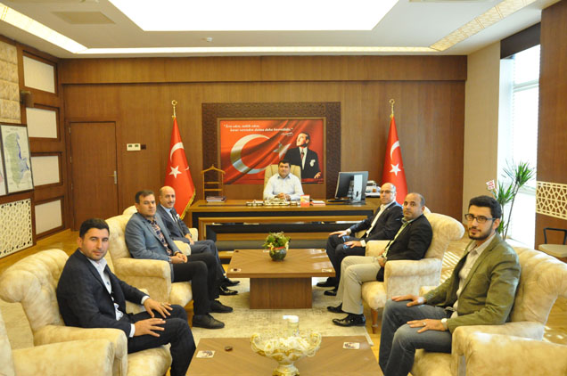 Tümsiad üyelerinden kaymakam a ziyaret