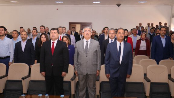 İlçe Kaymakamımız Sayın Kemal ŞAHİN başkanlığında Genel Değerlendirme toplantısı yapı