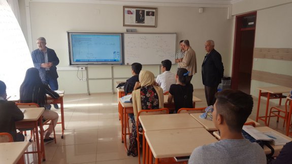 Hafta Sonu Yapılan Destekleme Yetiştirme Kurslarını ziyaret