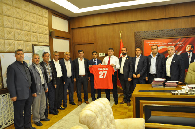 Muhtar spor dan kaymakam a ziyaret