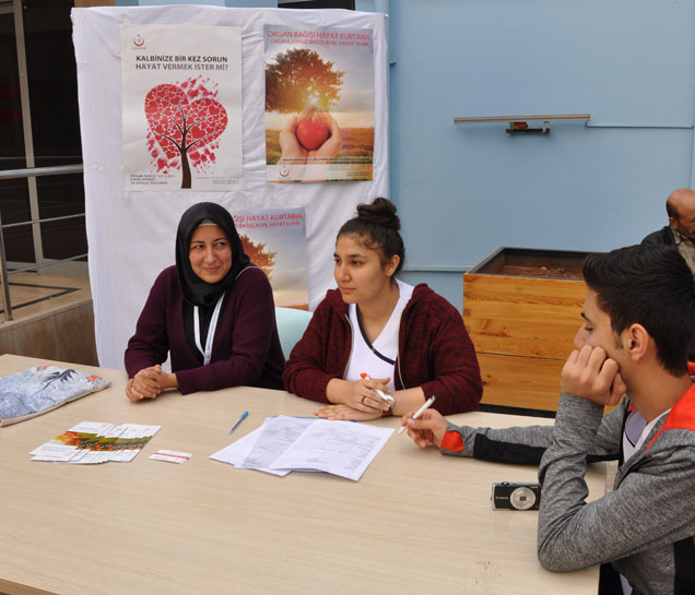 Organ bağişi haftasi etkinlikleri