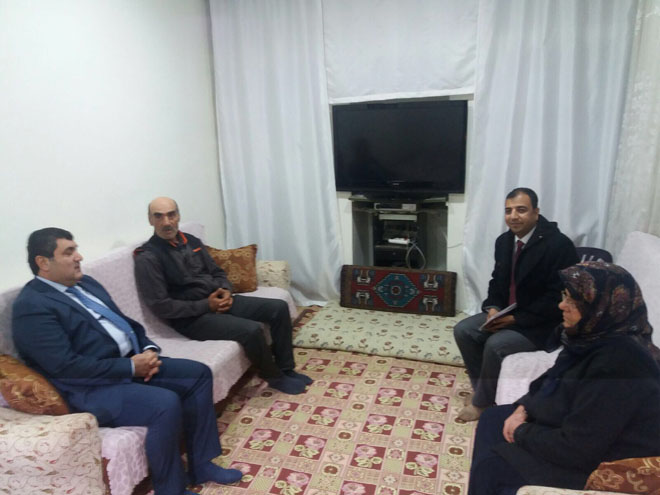Kaymakamdan şehit ailesine ziyaret